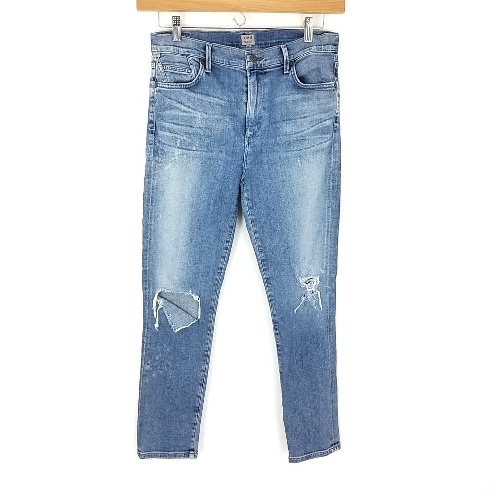 Citizens of Humanity Distressed Rocket Crop Jeans